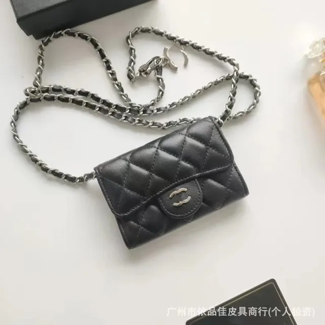 Chanel Classic Flap Mini Quilted Leather with Silver Hardware