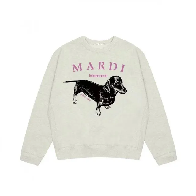 Crewneck Sweatshirt Dachshund Print