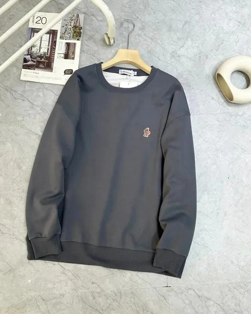 Moncler Crewneck Sweatshirt Embroidered Logo