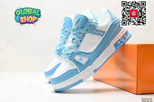 Louis Vuitton LV Trainer Ice Blue