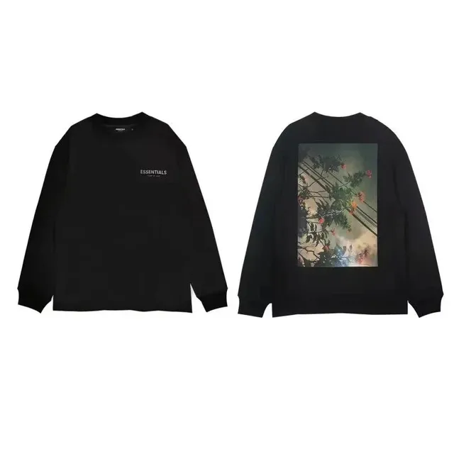 Fear of God Essentials Long Sleeve Crewneck Floral Print