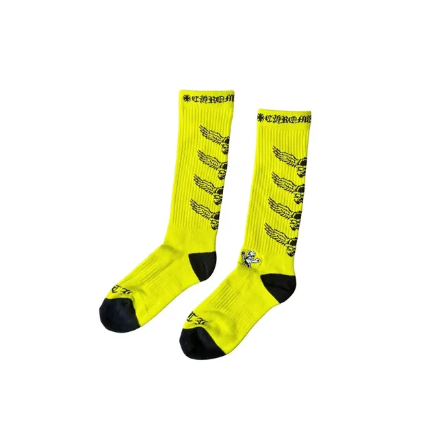 Chrome Hearts Crest Socks Eagle Print