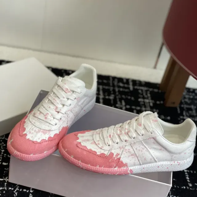 西瓜红 布面泼墨