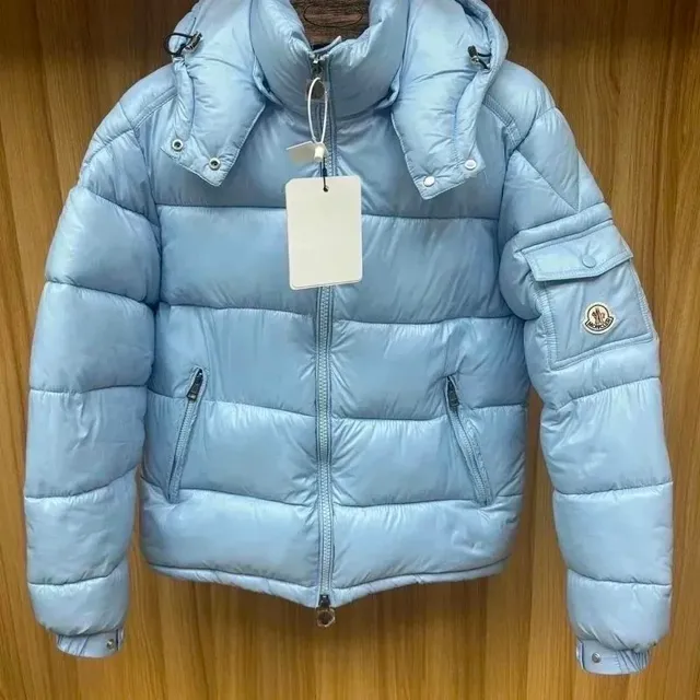 Moncler Down Jacket Light Blue