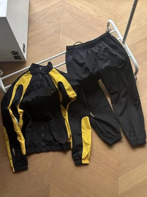Nike NOCTA Track Suit Black Yellow