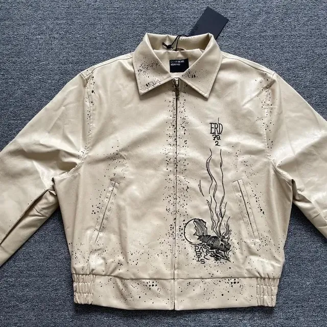 Enfants Riches Déprimés Zip-Up Jacket Splatter Print