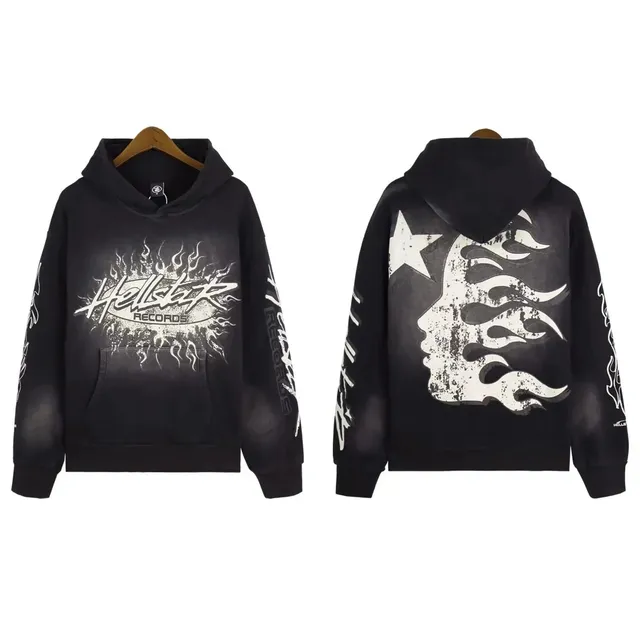 Hellstar Hoodie Flame Print