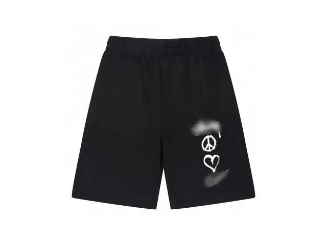 Corteiz Peace Sign & Heart Print Shorts