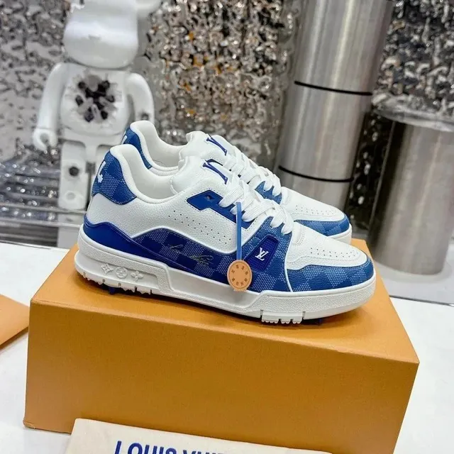 Louis Vuitton LV Trainer Monogram Denim