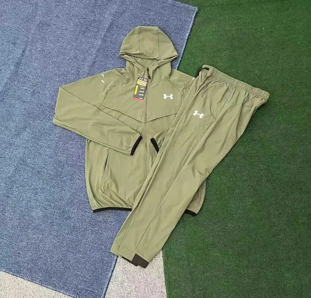 Under Armour Track Suit Olive Green