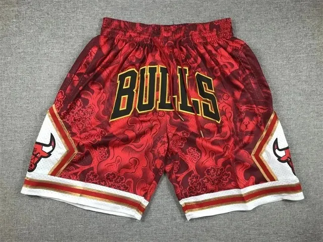NBA × Adidas Bulls Mesh Shorts Chinese New Year Edition