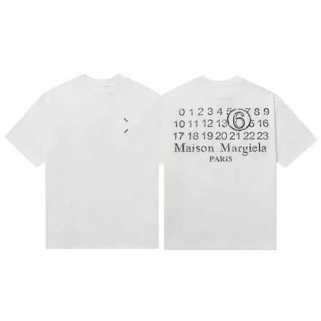 Maison Margiela T-Shirt Number 6 Print