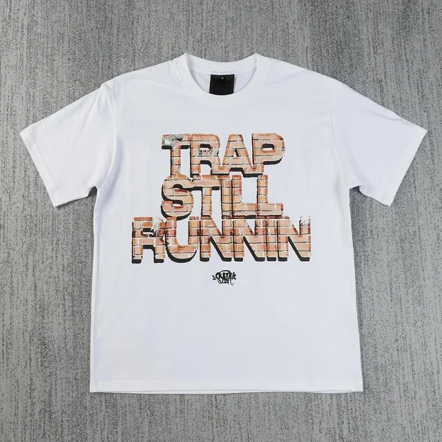 Trapstar T-Shirt Trap Still Runnin Brick Print