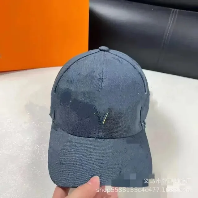 Hermès Baseball Cap Denim with Logo