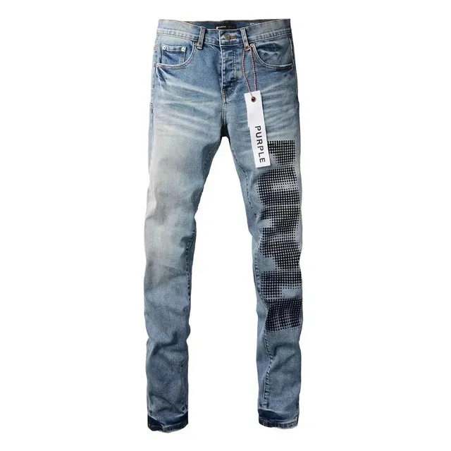 Amiri Slim Fit Jeans Halftone Print