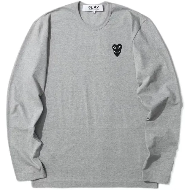 Gray black folding heart