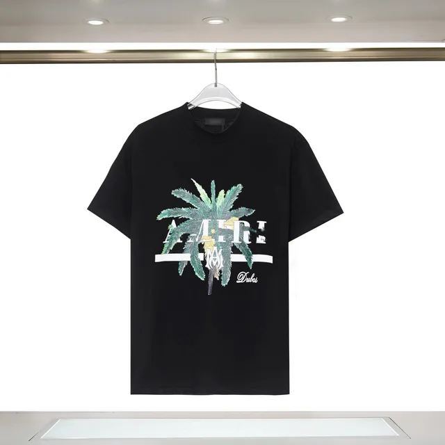 Amiri Palm Tree Graphic Tee Dubai Palm Print