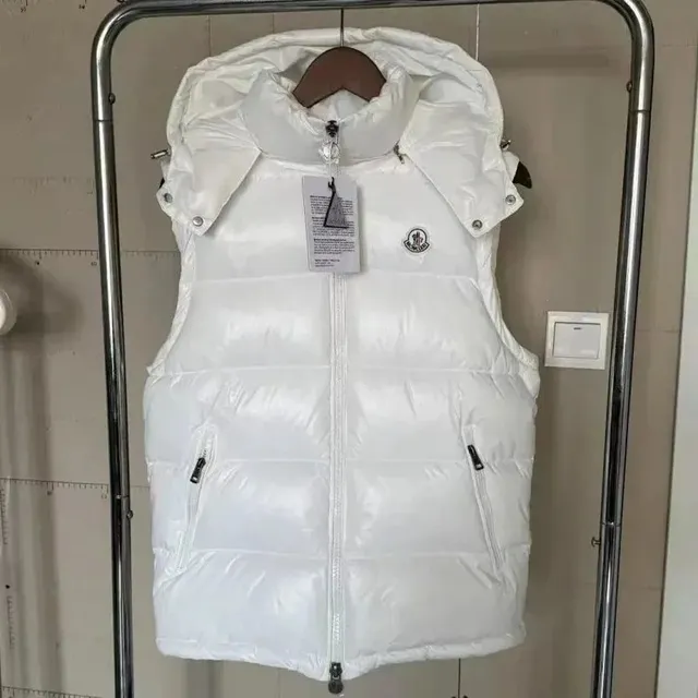 Moncler Puffer Vest Glossy White