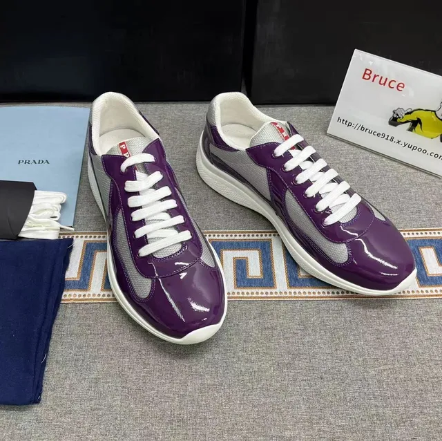 Prada Linea Rossa Sneaker Glossy Purple