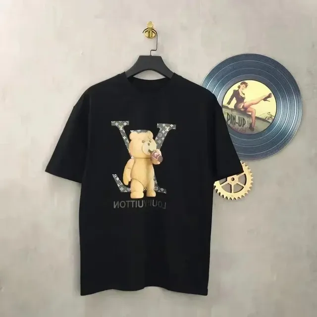 Louis Vuitton T-Shirt Teddy Bear Monogram Print