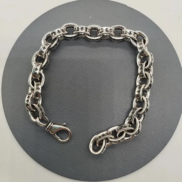 Chrome Hearts Chain Bracelet Cross Motif