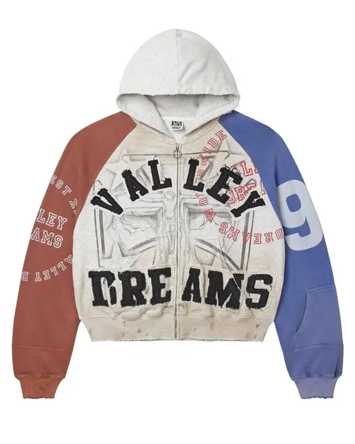 Zip-Up Hoodie Valley Dreams Graphic