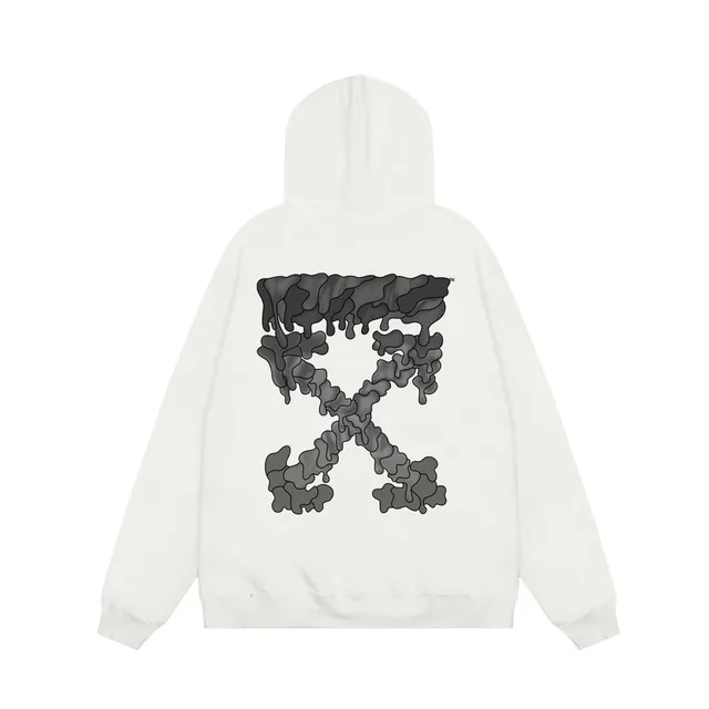 Off-White Hoodie Dripping Arrow Print