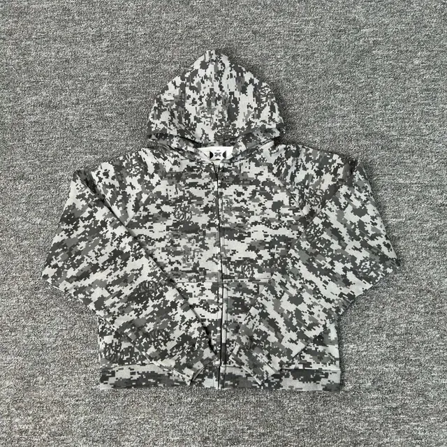 Mertra Zip-Up Hoodie Digital Camo