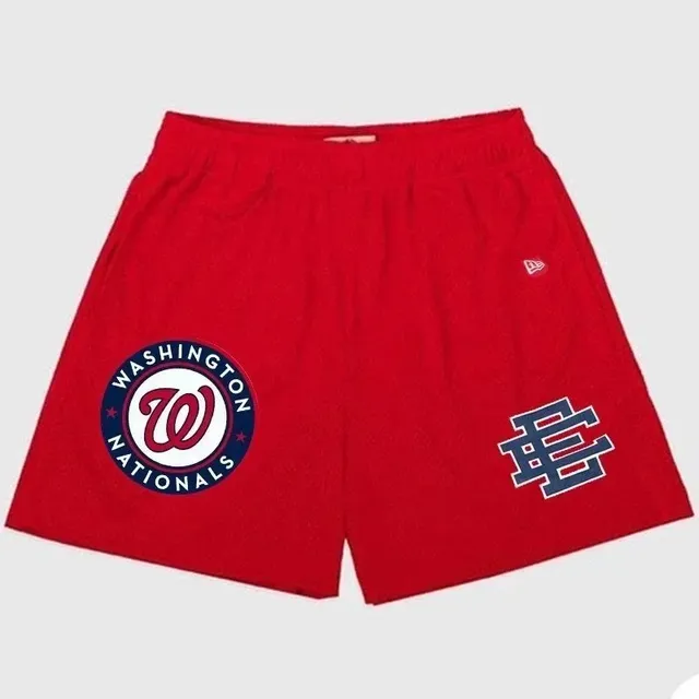 Eric Emanuel × MLB Shorts Washington Nationals Logo