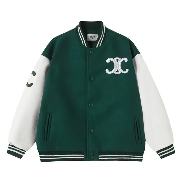 Celine Varsity Jacket CC Logo