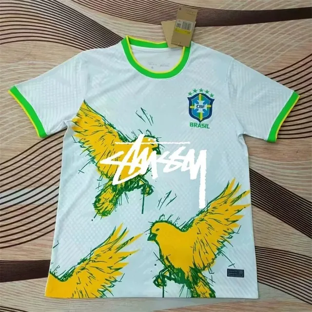 Stüssy × Nike Brazil National Team Jersey Stussy x CBF Graphic