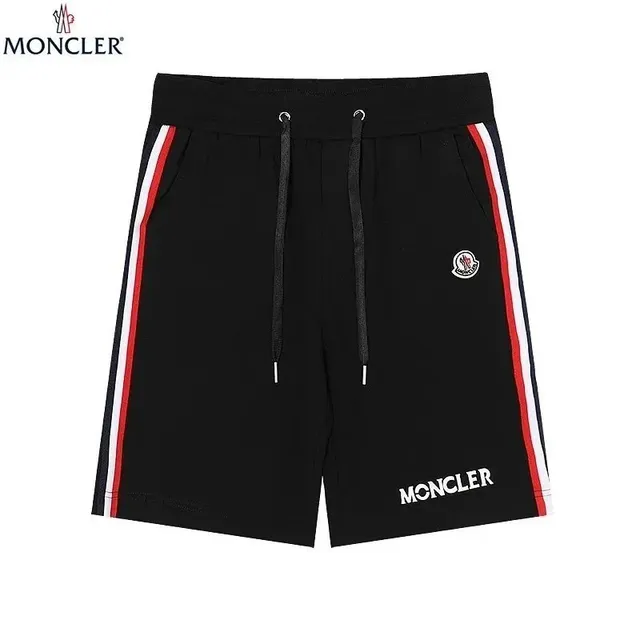 Moncler Track Shorts Logo Stripe