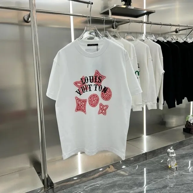Louis Vuitton Graphic T-Shirt Monogram Print