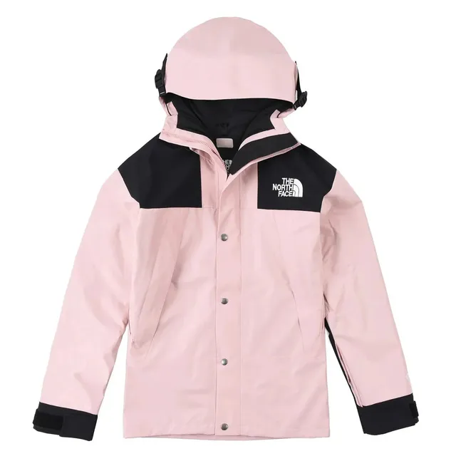 The North Face Nuptse Jacket Pink and Black