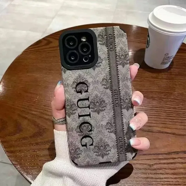 Gucci Phone Case Damask Print