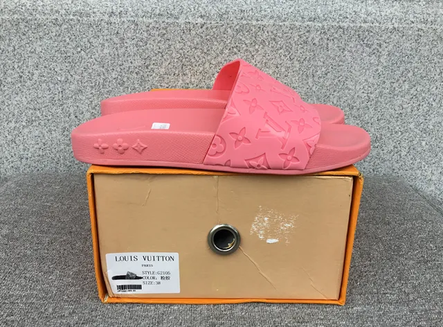 Louis Vuitton Slide Sandal Monogram Embossed