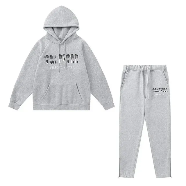Trapstar Hoodie and Joggers Set Camouflage Logo