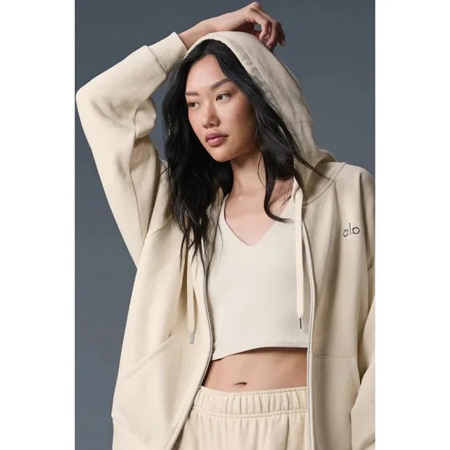 Alo Yoga Zip-Up Hoodie Classic Fit