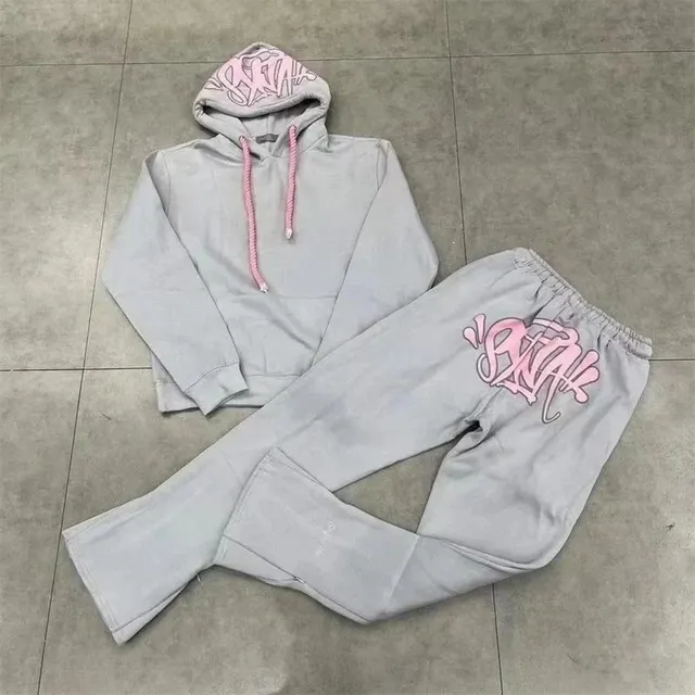 Syna World Hoodie and Joggers Set Graffiti Logo