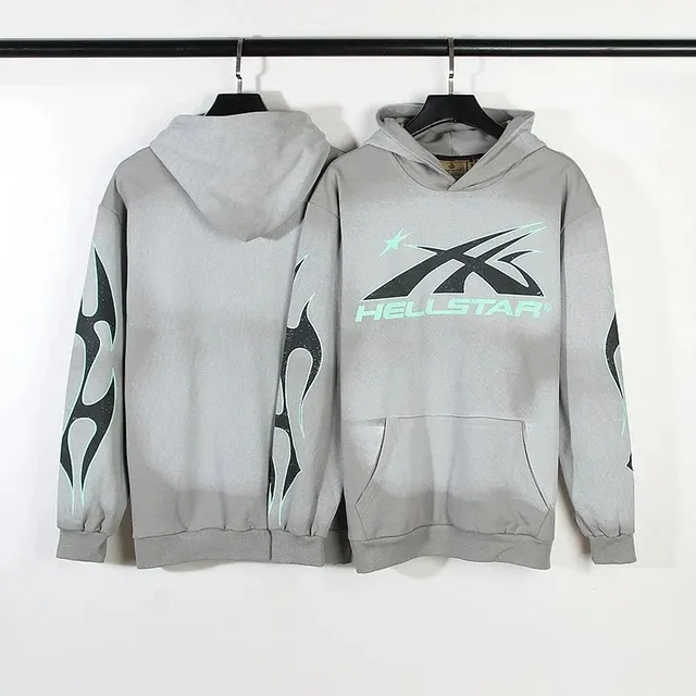 Hellstar Hooded Sweatshirt Flame Print