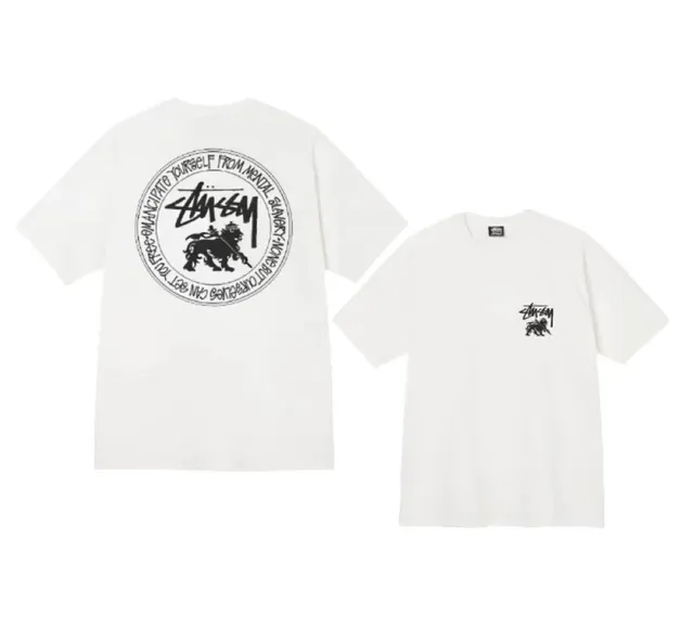 Stüssy Graphic T-Shirt Lion Logo