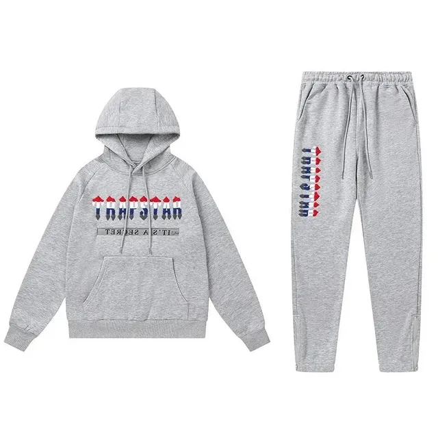 Corteiz Hoodie and Joggers Set CRTZ Logo Print