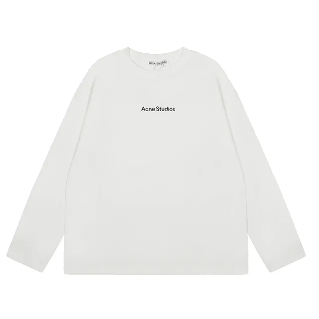 Acne Studios Logo Long-Sleeve Tee Black Logo