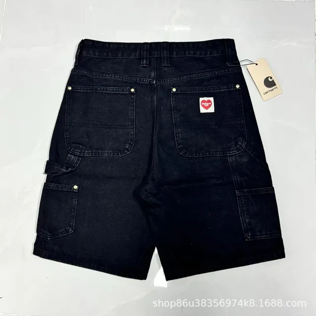 Carhartt Double Knee Shorts Washed Black
