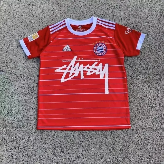 Adidas × Stüssy FC Bayern Munich Jersey Stussy Collaboration