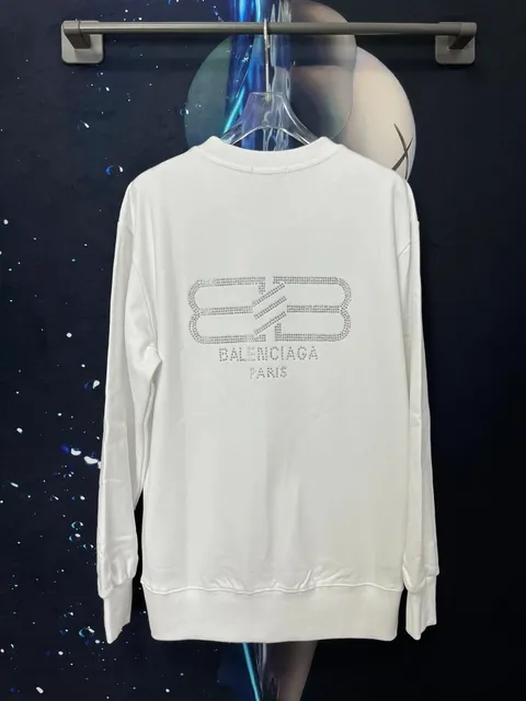 Balenciaga Crewneck Sweatshirt Crystal Logo