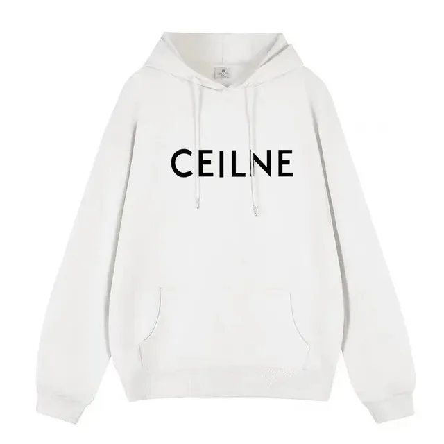 Celine Hoodie Logo Print