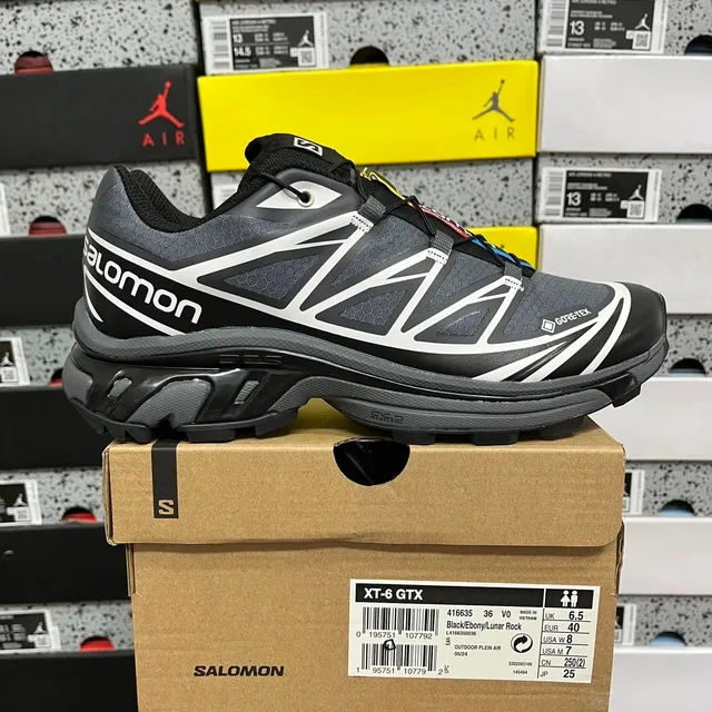 Salomon XT-6 GTX Black/Ebony/Lunar Rock