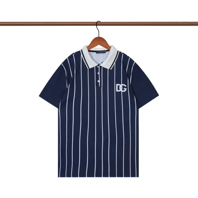 Dior Polo Shirt Vertical Stripe