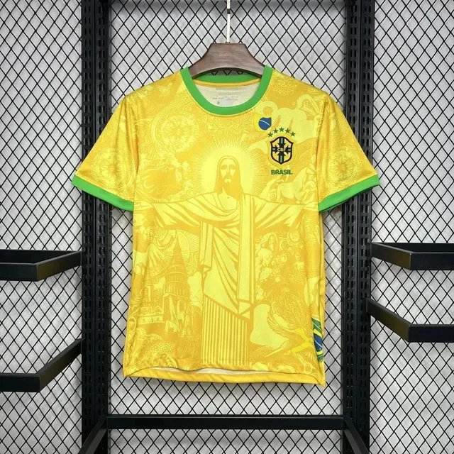 Nike Brazil National Team Jersey Cristo Redentor Print